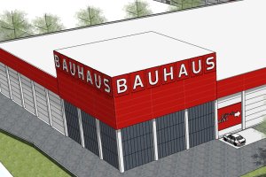 Start bouw Bauhaus Venlo voorjaar 2014